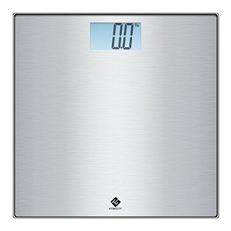 lot 42794 image: Etekcity Stainless Steel Digital Body Weight Bathroom Scale, Step-On Technology, 400 Pounds