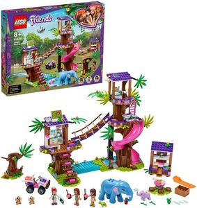 lot 28916 image: LEGO Friends Jungle Rescue Base Animal Toy Featuring a Jungle Tree Sanctuary 41424