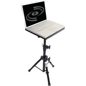 lot 28924 image: PylePro PLPTS2 Notebook Stand - Gloss - Steel - Black - Pyle