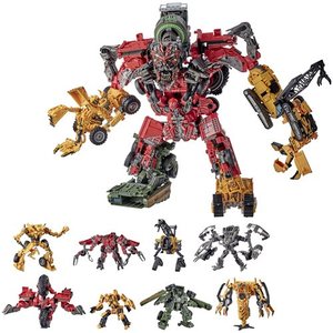 lot 28951 image: Hasbro Transformers Studio Series Rotf Constructicon Devastator Figure Set Retail $399.99