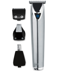 lot 28968 image: Wahl 9818 Trimmer, Stainless Steel Lithium Ion Trim, Groom and Detail