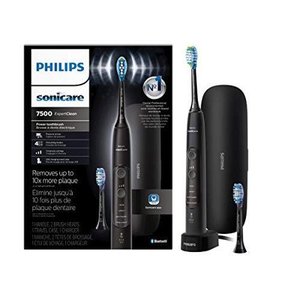 lot 28994 image: Philips Sonicare ExpertClean 7500 Rechargeable Electric Toothbrush, Black HX969005