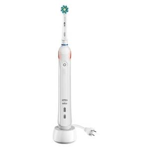 lot 28995 image: Oral-B Pro 1500 CrossAction Electric Power Rechargeable Battery Toothbrush Powered by Braun