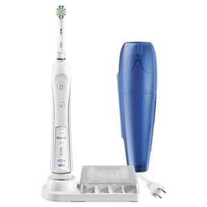 lot 439780 image: Oral-B 5000 SmartSeries Electric Toothbrush, White, Powered by Braun