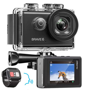 lot 28957 image: AKASO BRAVE 6 ACTION CAMERA ULTRA HD 4K