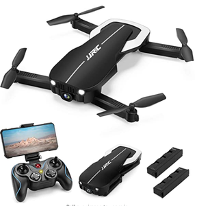 lot 28981 image: Jjrc Foldable Drone With Optical Flow Positioning With 1080p Hd Camera Black
