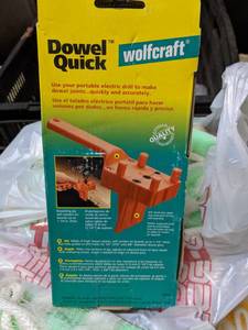 lot 44 image: (4) Wolfcraft Dowel Quick Doweling Jig