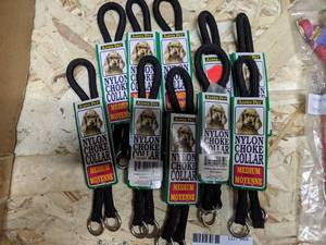 lot 65 image: (10) Nylon Choke Collars For Dogs