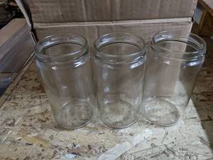 lot 156 image: (120) NEW GLASS JARS