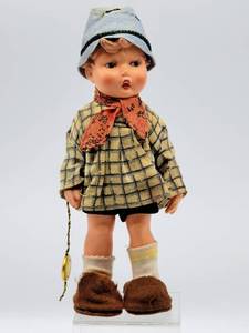 lot 7020 image: Goebel Hummel VinylRubber Boy Doll