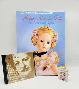 lot 7039 image: Madame Alexander Dolls An American Legend Book, CD The Commemorative Album  Porcelain Hinged Box