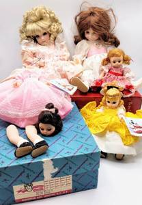 lot 7046 image: (6) Collectible Dolls That Need Some TLC - Madame Alexander, Betsy McCall, Vogue Doll  more