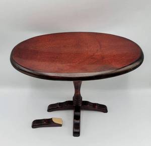 lot 7078 image: Solid Wood Doll Table 13.5w x 8.25w x 9.75t