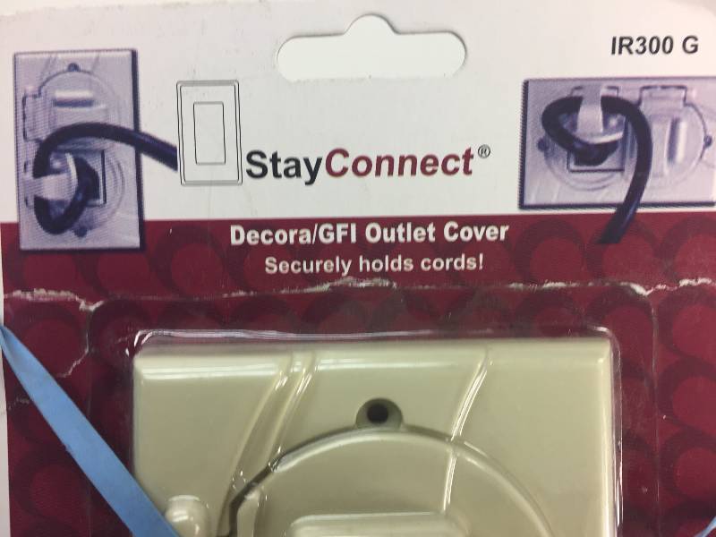 lot 1089 image: Lot of 12 StayConnect DecoraGFI Outlet Cover