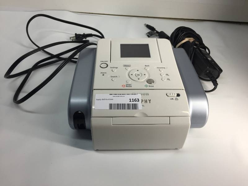 lot 1163 image: canon selphy ds810 (no ink)