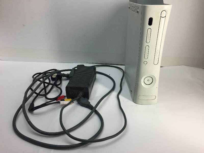 lot 1152 image: xbox 360 with cables no controllers (untested)