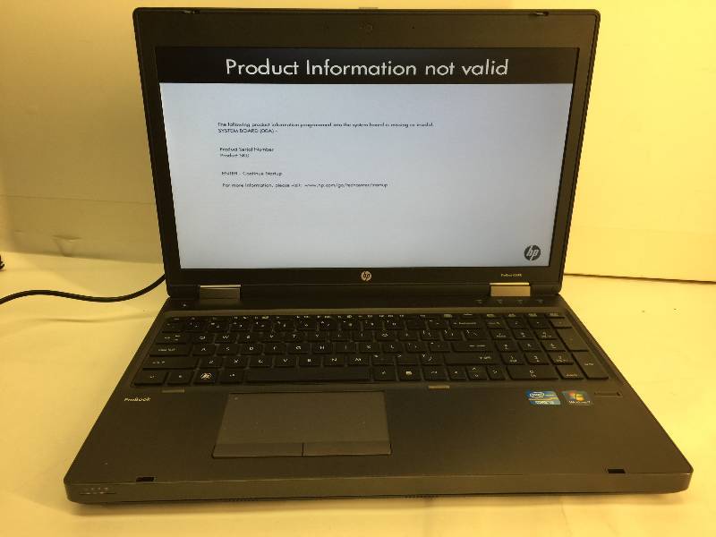 lot 1005 image: HP PROBOOK 6560B (i5 - 320gb - 15.6 LED SCREEN WIN)