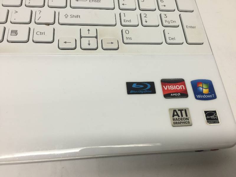 lot 1007 image: SONY VAIO VPCEE25FX (AMD PHENOM II - 4GB - 320GB - WIN7)