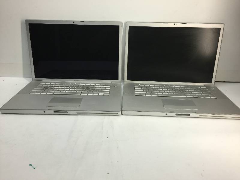lot 1012 image: lot of 2 apple macbook pro laptops (untested) laptops