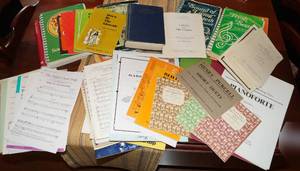 lot 5091 image: Large Lot of Vintage Sheet Music - Some very collectible