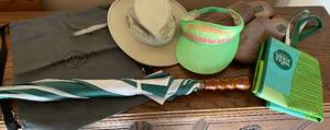 lot 5135 image: AIRFLO TILLEY HAT (like new) and other household items