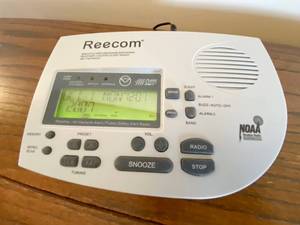 lot 5151 image: NOAA Weather Radio Clock Alarm - Be Prepared for Storm Season