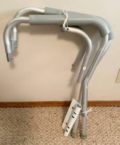 lot 5164 image: Carex Saftey Handles for Bathroom Commode - Like New