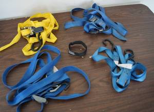 lot 5272 image: Lot of Ratchet Straps  Tie Downs - see pics