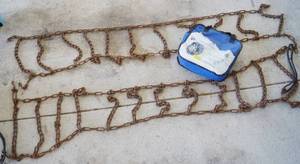 lot 5285 image: Two Sets of Tire Chains - Be prepared for winter snow