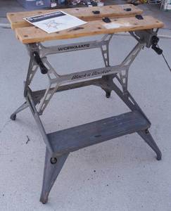 lot 5289 image: Black &amp Decker Workmate Work Center - Folds Flat for Storage - w manual - Very Handy