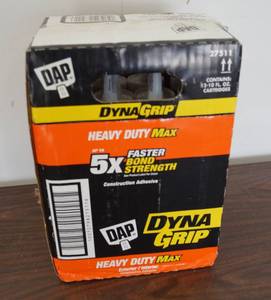 lot 5270 image: Case of 12DAP DYNA GRIP - Construction Adhesive Heavy Duty - All newunopened