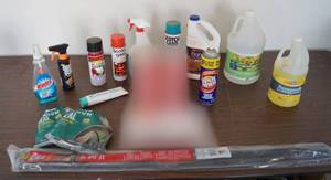 lot 5037 image: Lot of Garage  Cleaning Items - Scotch Guard, Window Seal, Door Seal and More see pics