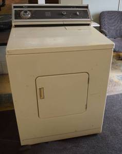 lot 92458 image: Whirlpool CLOTHER DRYER - Electric M# LE579M - Worked when uninstalled