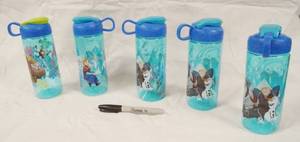 lot 93020A image: Lot of 5 Tumblers Frozen Movie Theme