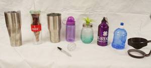 lot 93022 image: Lot of Drinking Tumblers with Lids
