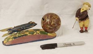 lot 93033 image: Vintage Metal Coin Banks