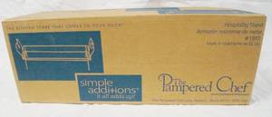 lot 93042 image: Pampered Chef Hospitality Stand, In Original Packaging