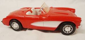 lot 93008 image: Collectible Red, Golden Classic #J876P (Friction Powered), in Original Packaging