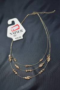 lot 13 image: NWT Napier Golden Necklace