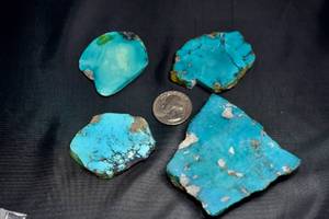 lot 72 image: Raw Turquoise Scrap for making Cabochons