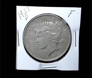 lot 168 image: 1922-D Morgan Silver Dollar