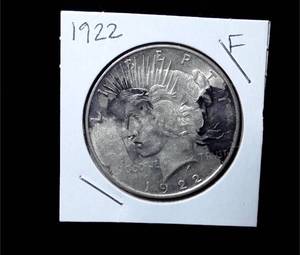 lot 169 image: 1922 Silver Peace Dollar