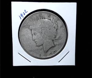 lot 173 image: 1922 Silver Peace Dollar