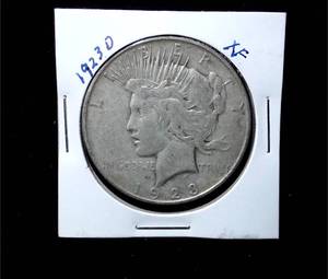 lot 178 image: 1923-D Silver Peace Dollar