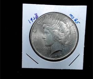 lot 179 image: 1923 Silver Peace Dollar