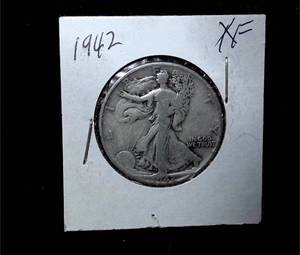 lot 190 image: 1942 Walking Liberty Half Dollar