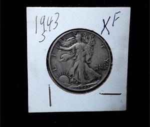 lot 191 image: 1943-S Walking Liberty Half Dollar