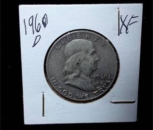 lot 206 image: 1960-D Franklin Half Dollar