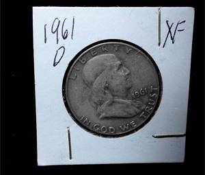 lot 207 image: 1961-D Franklin Half Dollar