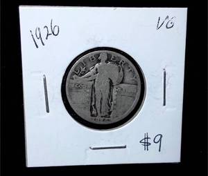 lot 213 image: 1926 Standing Liberty Quarter